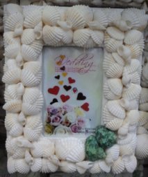 shell picture frames