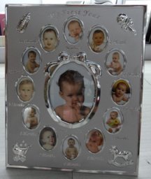 my-first-year photo frame