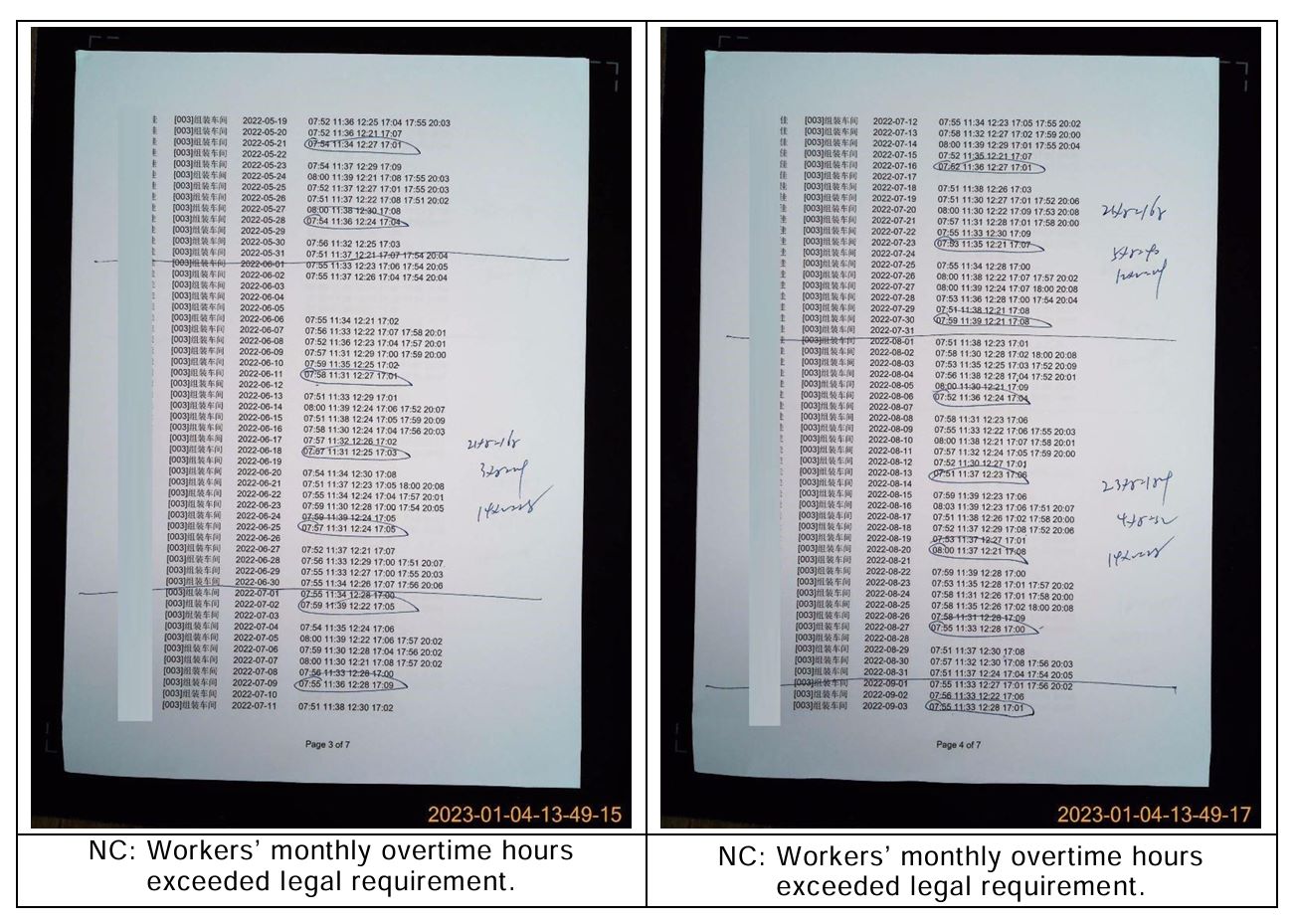 China packing factory with ICTI and BSCI social and security audits: working hours