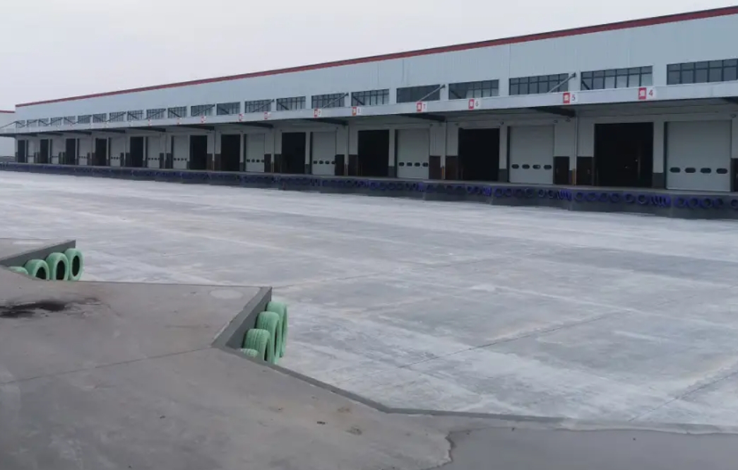 A warehouse in Yiwu port, a state own huge supply chain park of Yiwu city, China.