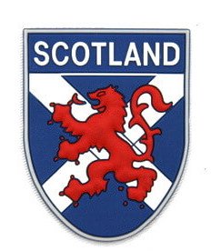 Silicone/Rubber Fridge Magnet tourist souvenirs, Scotland, # 02023-001