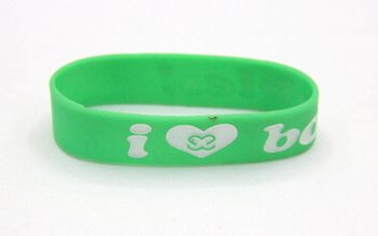 Silicone/Rubber (Soft Plastic) Wristband bracelet # 02030-006