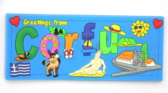 Silicone/Rubber Fridge Magnet tourist souvenirs, Greece, , # 02035-012