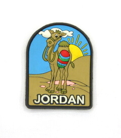 Silicone/Rubber Fridge Magnet tourist souvenirs, Jordan, , # 02036-003