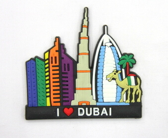 Silicone/Rubber Fridge Magnet tourist souvenirs, Dubai, , # 02036-005