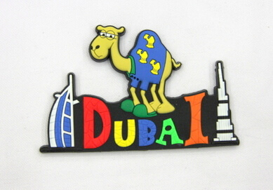 Silicone/Rubber Fridge Magnet tourist souvenirs, Dubai, , # 02036-009