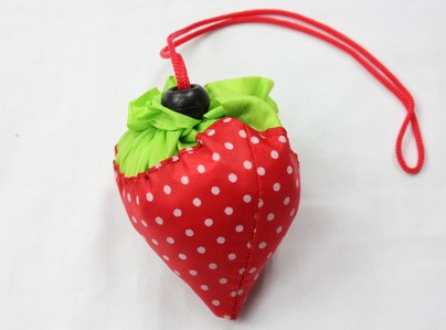 Folding Bags #1001-014, strawberry shape, fold