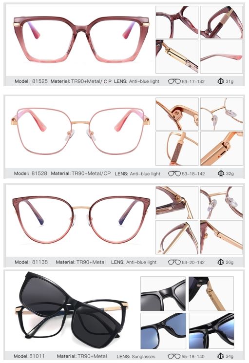 Anti-Blue Light Glasses And Sunglasses Catalog | LL250101