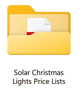 Solar Christmas Lights Price List