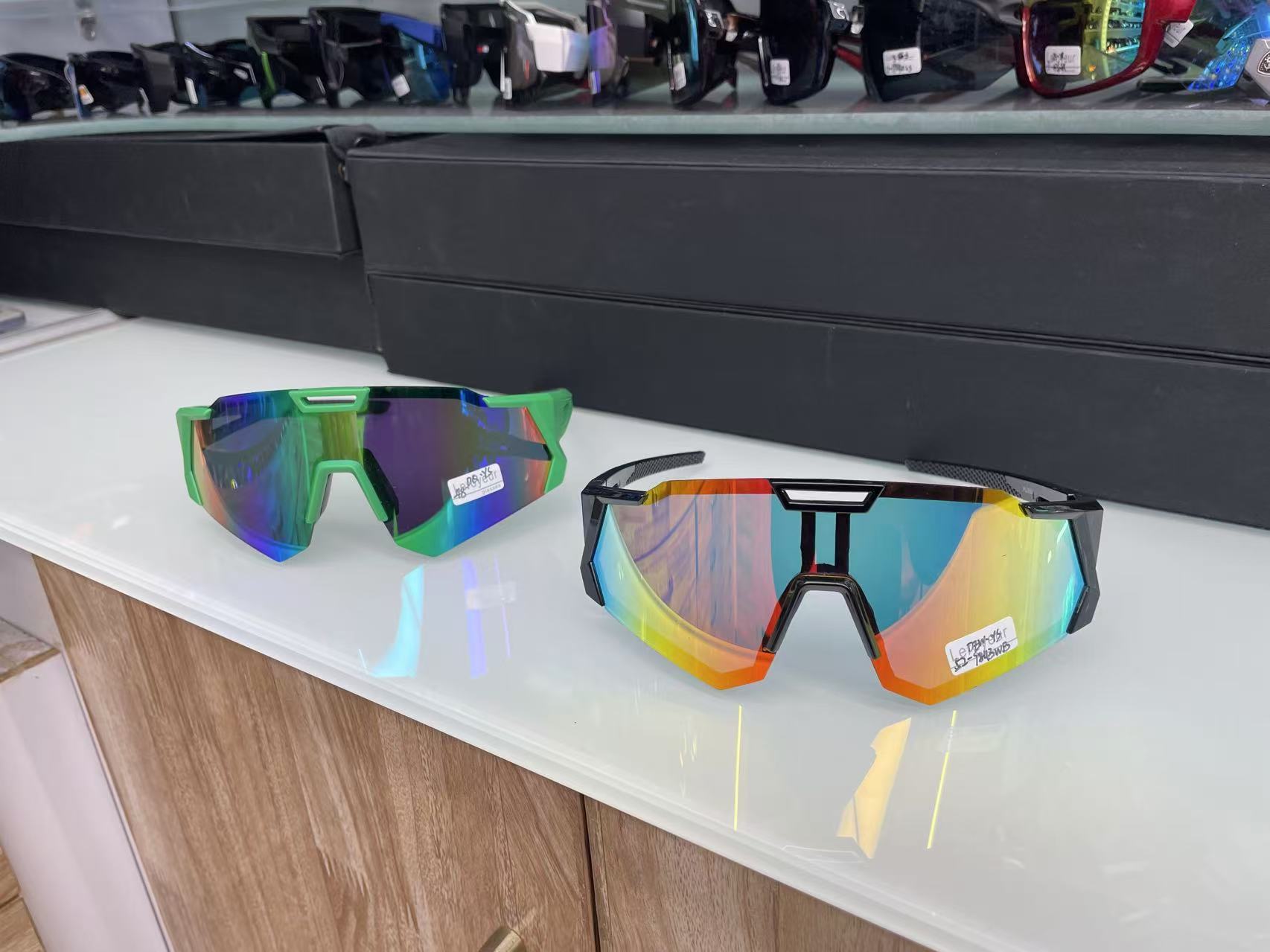 Sports Sunglasses Wholesale in Yiwu Market, China. | Dec.24, 2024.