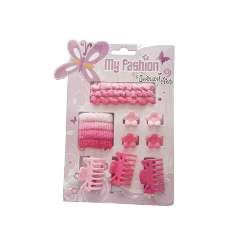 Hair Accessories Set With Display Box, Purple 4