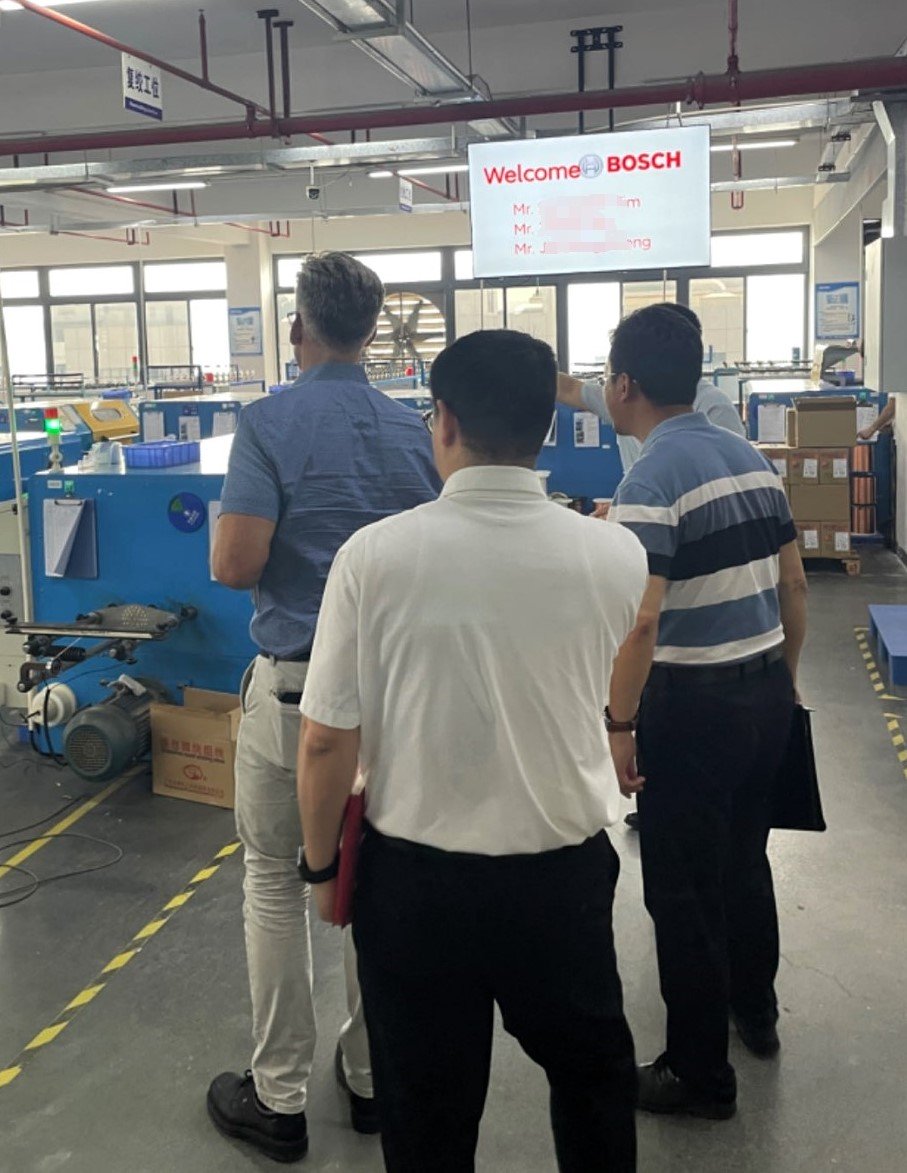 ZhiChang welcomes BOSCH team visit factory