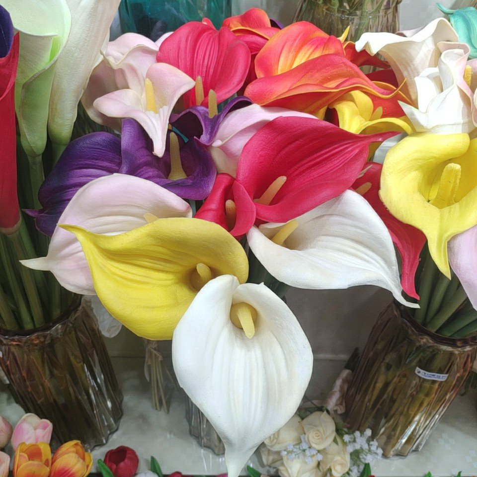 Calla lily flowers real touch (PU), Yiwu China 1