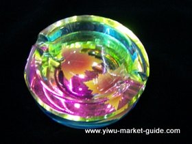 color crystal ashtray wholesale china