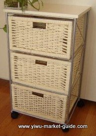 storage basket on wheels