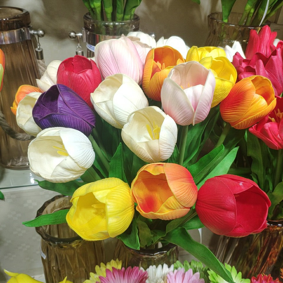 tulips real touch (PU), Yiwu China 1